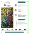 Nayra Vol 40 By Riaz Arts Cotton Printed Embroidery Dress Material 